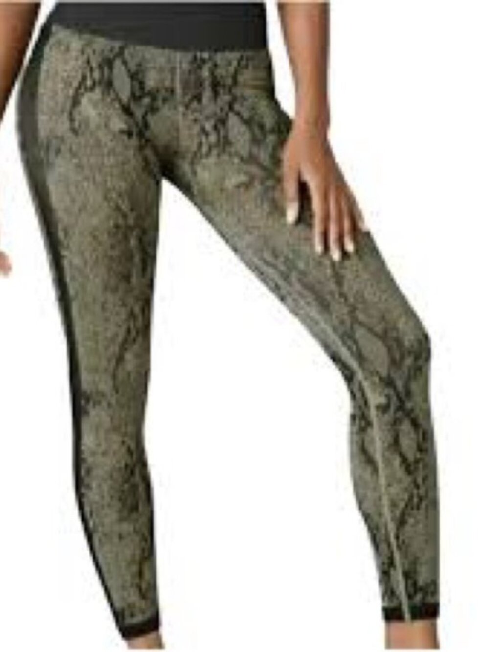 Fabletics Xs high rise power hold green full length leggings
